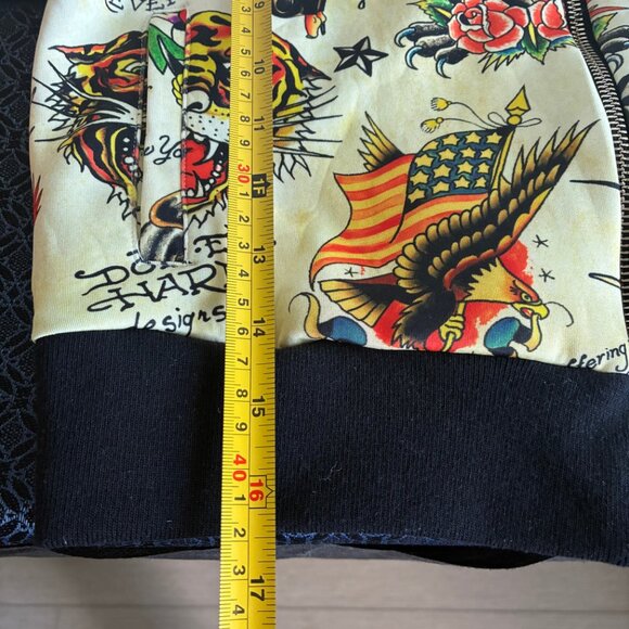 Ed Hardy Women's Shrunken Flashboard Multitrack Jacket - Picture 10 of 10